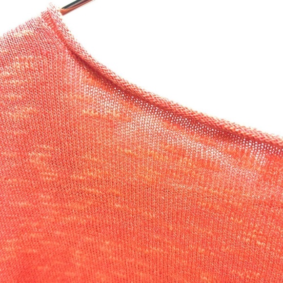 Eileen Fisher NWT Organic Linen & Cotton Boxy Silhouette Tunic Tee Petite Large - Picture 4 of 7